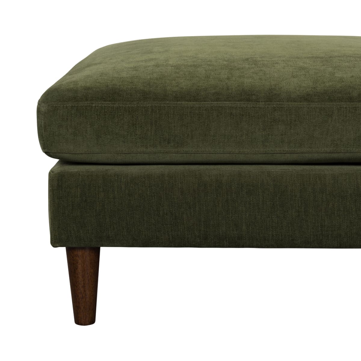 Gemma Ottoman - Olive - lh-import-ottoman