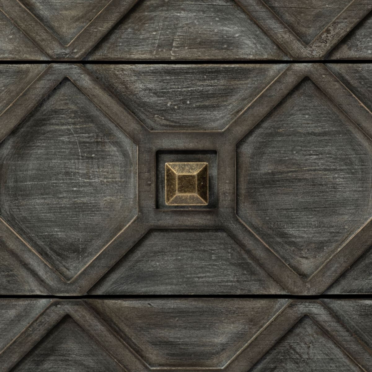 Genevieve Accent Cabinet Gray Wood | Gold Metal - acc-chest-cabinets