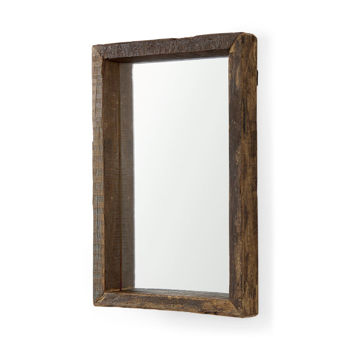 Gervaise Wall Mirror Brown Wood | 12L x 2W x 18H - wall-mirrors-grouped
