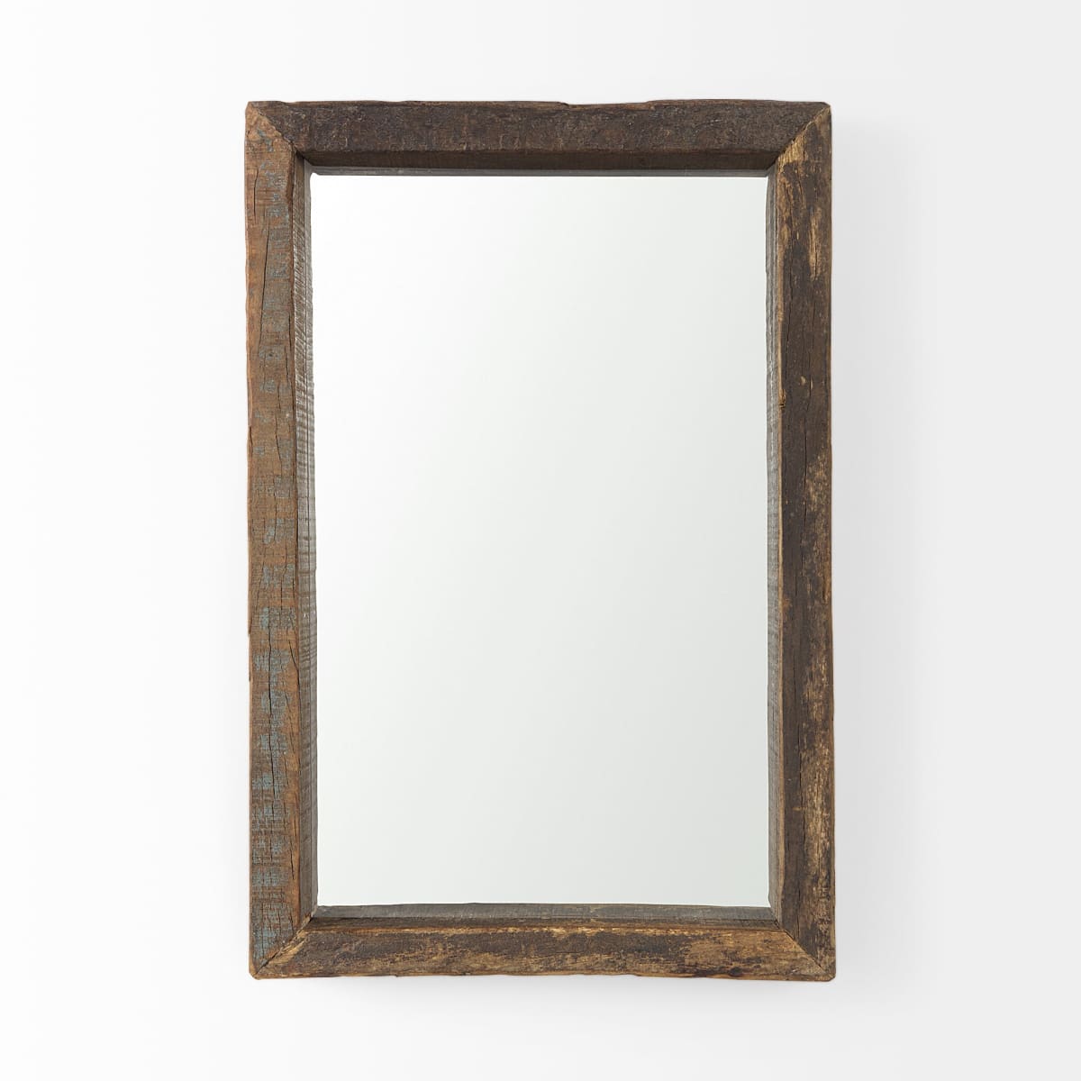 Gervaise Wall Mirror Brown Wood | 12L x 2W x 18H - wall-mirrors-grouped