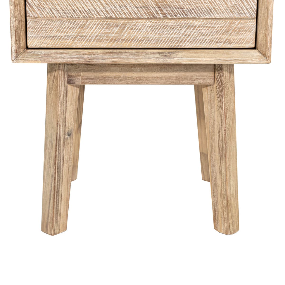 Gia 1 Drawer Nightstand - Light Driftwood - lh-import-nightstands