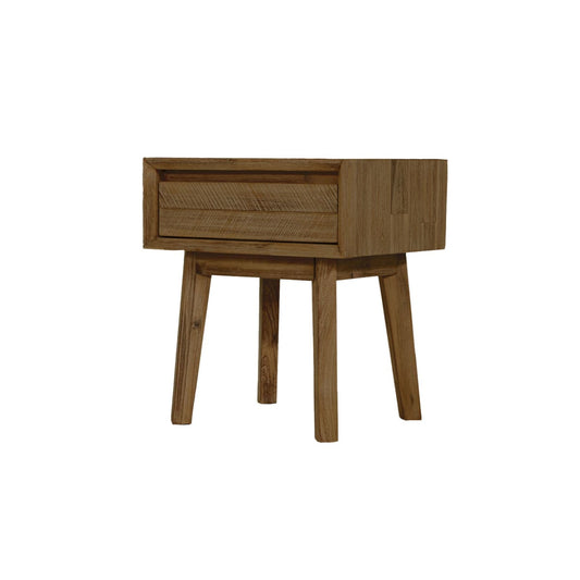 Gia 1 Drawer Nightstand - Warm Pecan - lh-import-nightstands