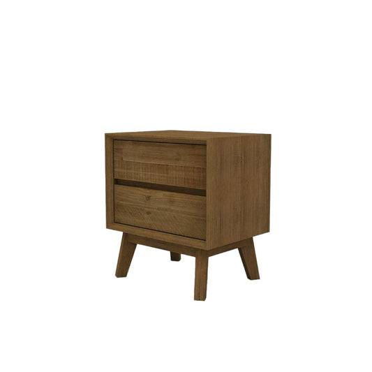 Gia 2 Drawer Nightstand - Warm Pecan - lh-import-nightstands