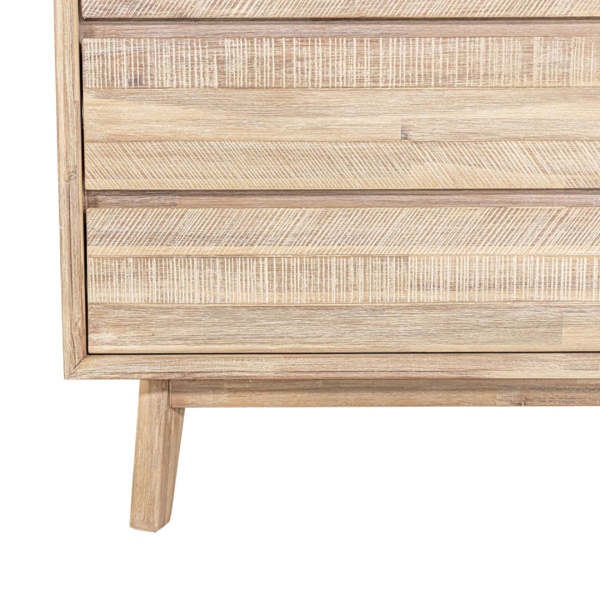 Gia 5 Drawer Chest - Light Driftwood - lh-import-dressers