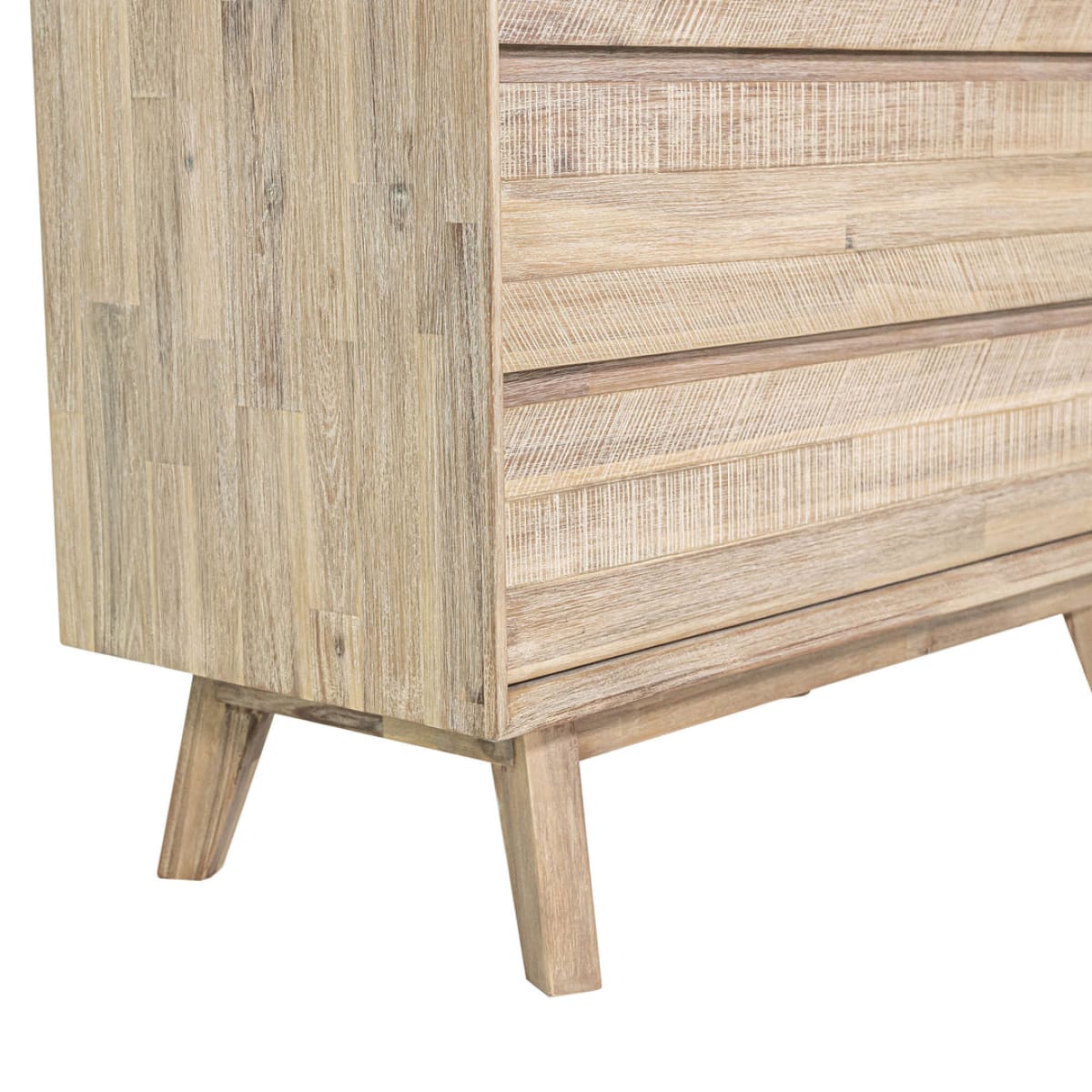 Gia 5 Drawer Chest - Light Driftwood - lh-import-dressers