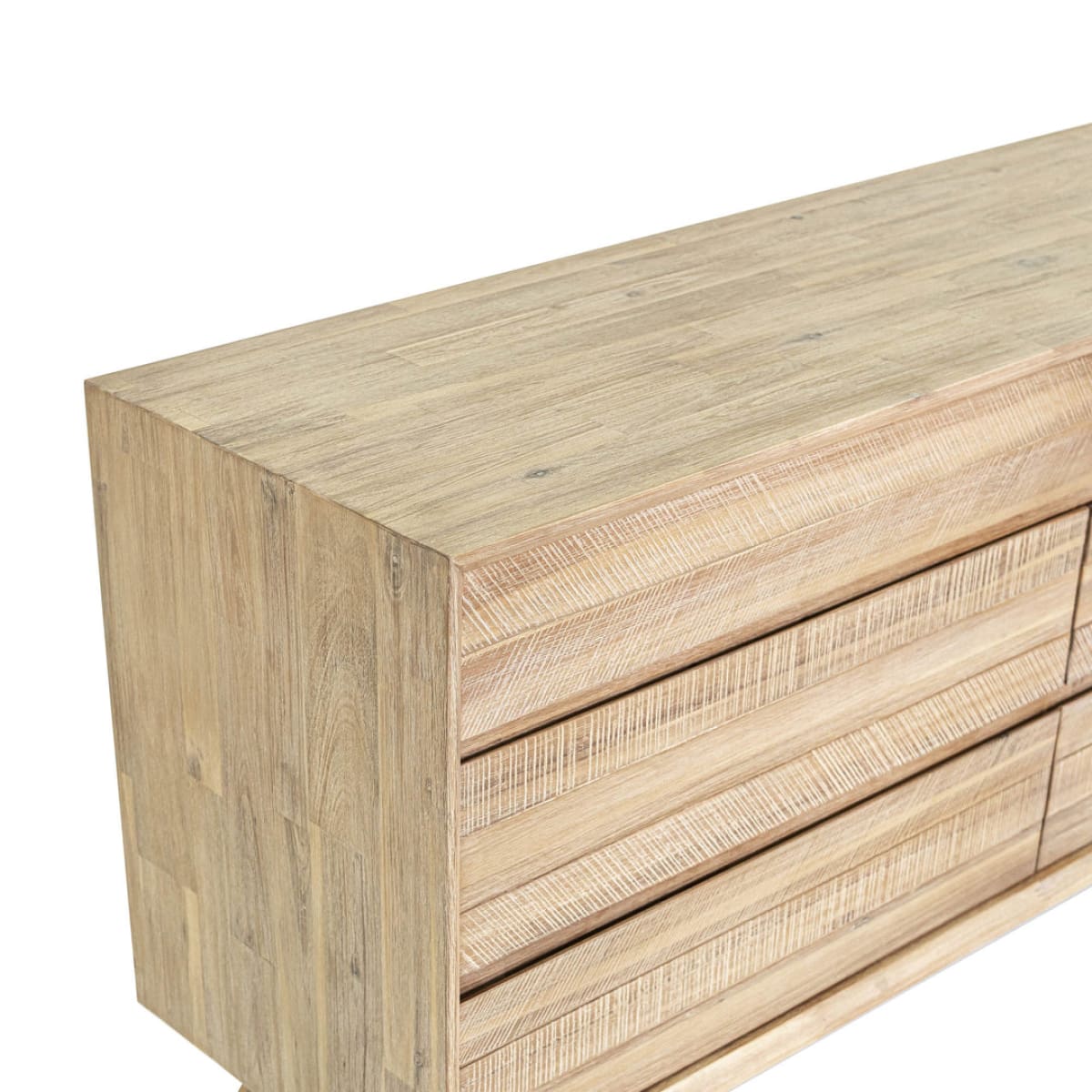 Gia 6 Drawer Dresser - Light Driftwood - lh-import-dressers