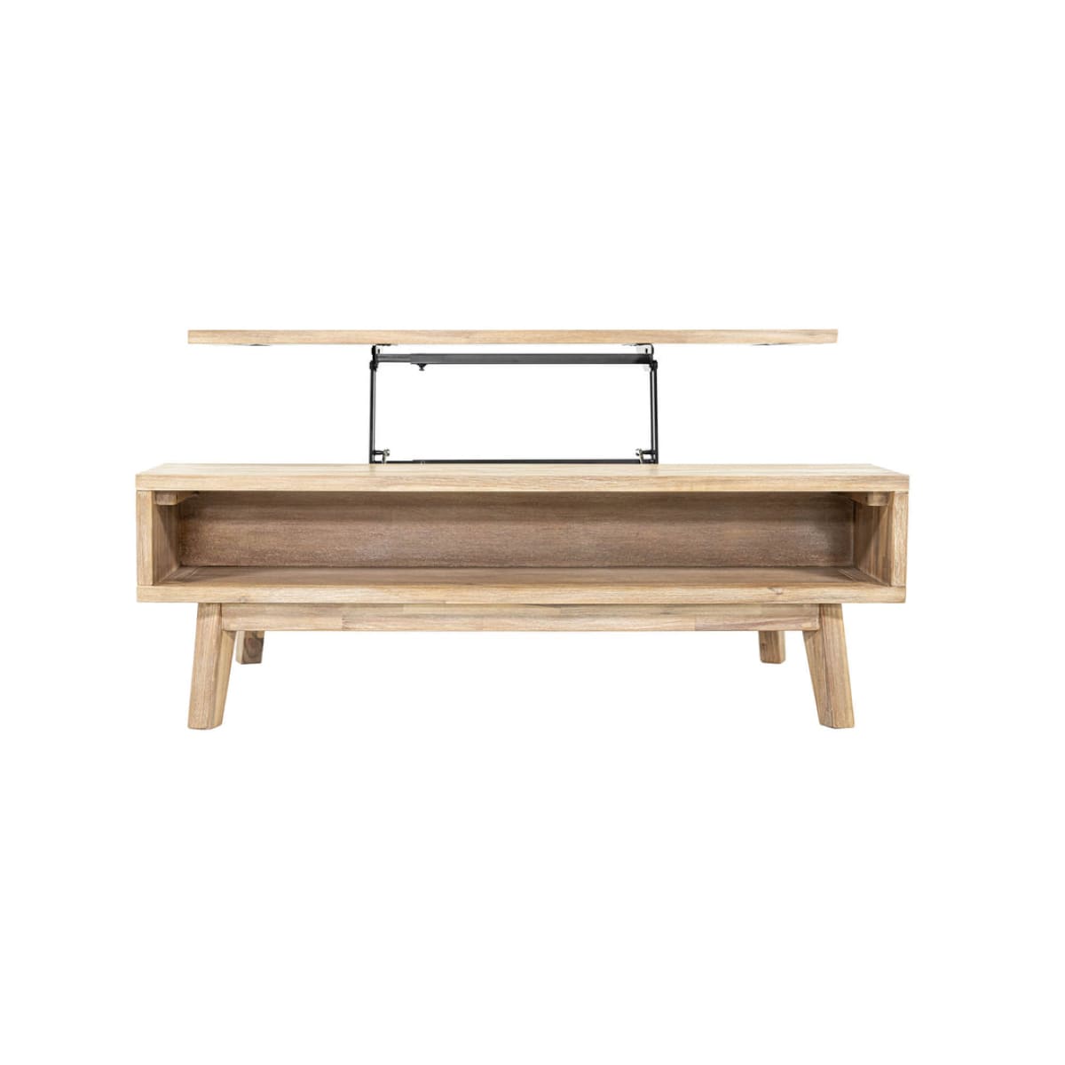 Gia Coffee Table W/ Lift Top - Light Driftwood - lh-import-coffee-tables