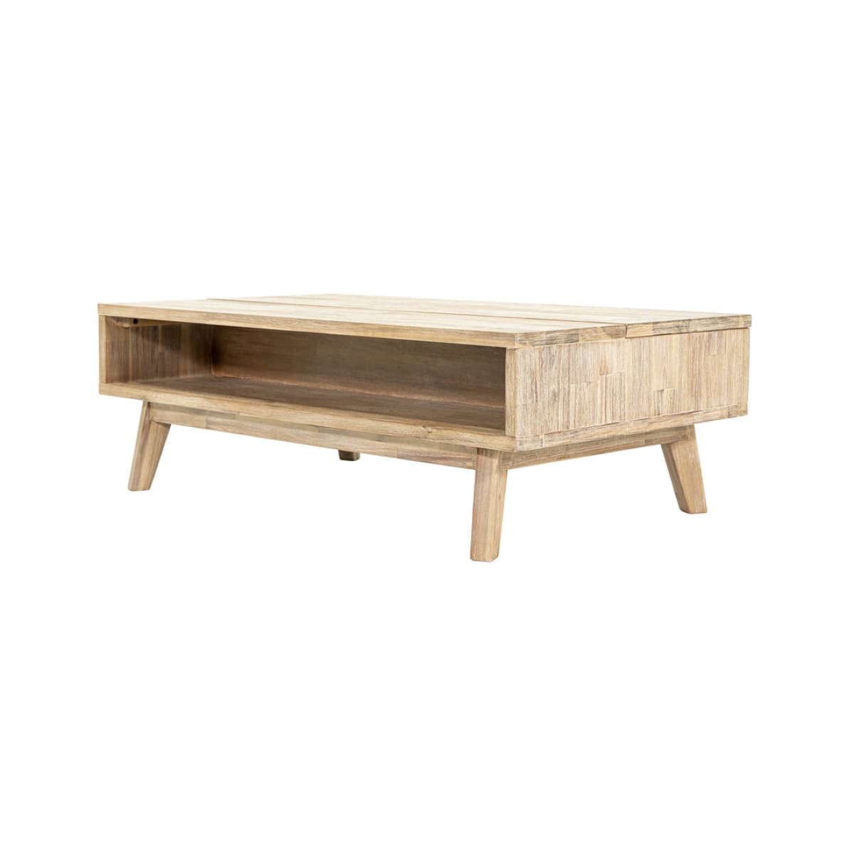 Gia Coffee Table W/ Lift Top - Light Driftwood - lh-import-coffee-tables