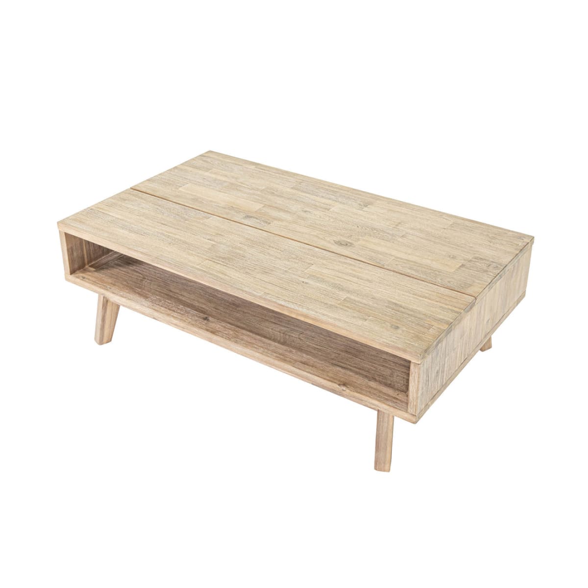 Gia Coffee Table W/ Lift Top - Light Driftwood - lh-import-coffee-tables