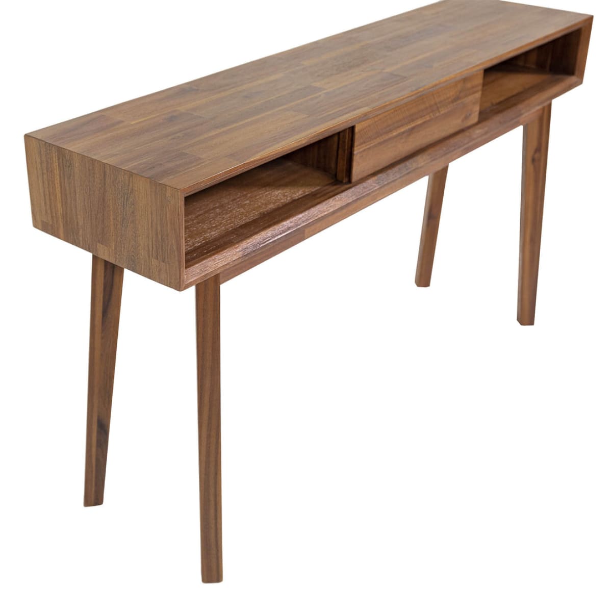 Gia Console Table - Warm Pecan - lh-import-console-tables