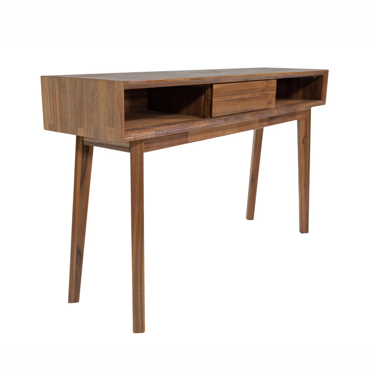 Gia Console Table - Warm Pecan - lh-import-console-tables