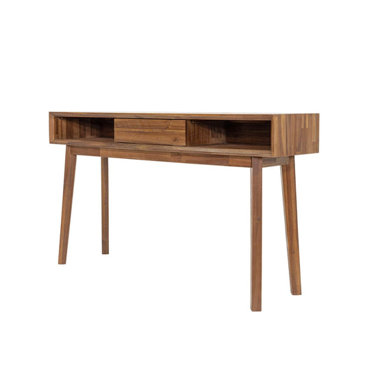 Gia Console Table - Warm Pecan - lh-import-console-tables