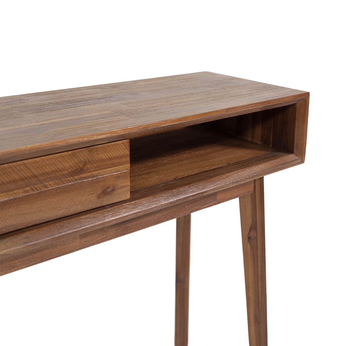 Gia Console Table - Warm Pecan - lh-import-console-tables