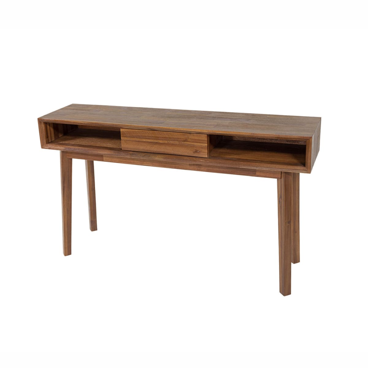 Gia Console Table - Warm Pecan - lh-import-console-tables