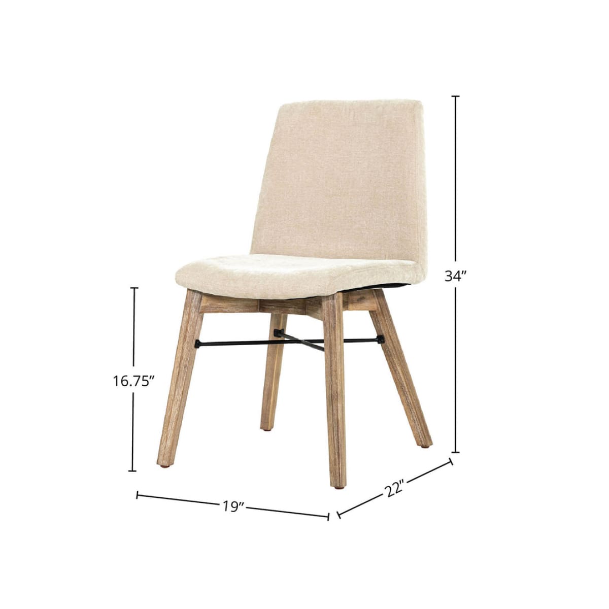 Gia Dining Chair - Light Driftwood - Sand - lh-import-dining-chairs