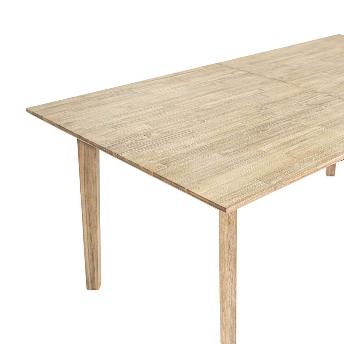 Gia Extension Dining Table - Light Driftwood - lh-import-dining-tables