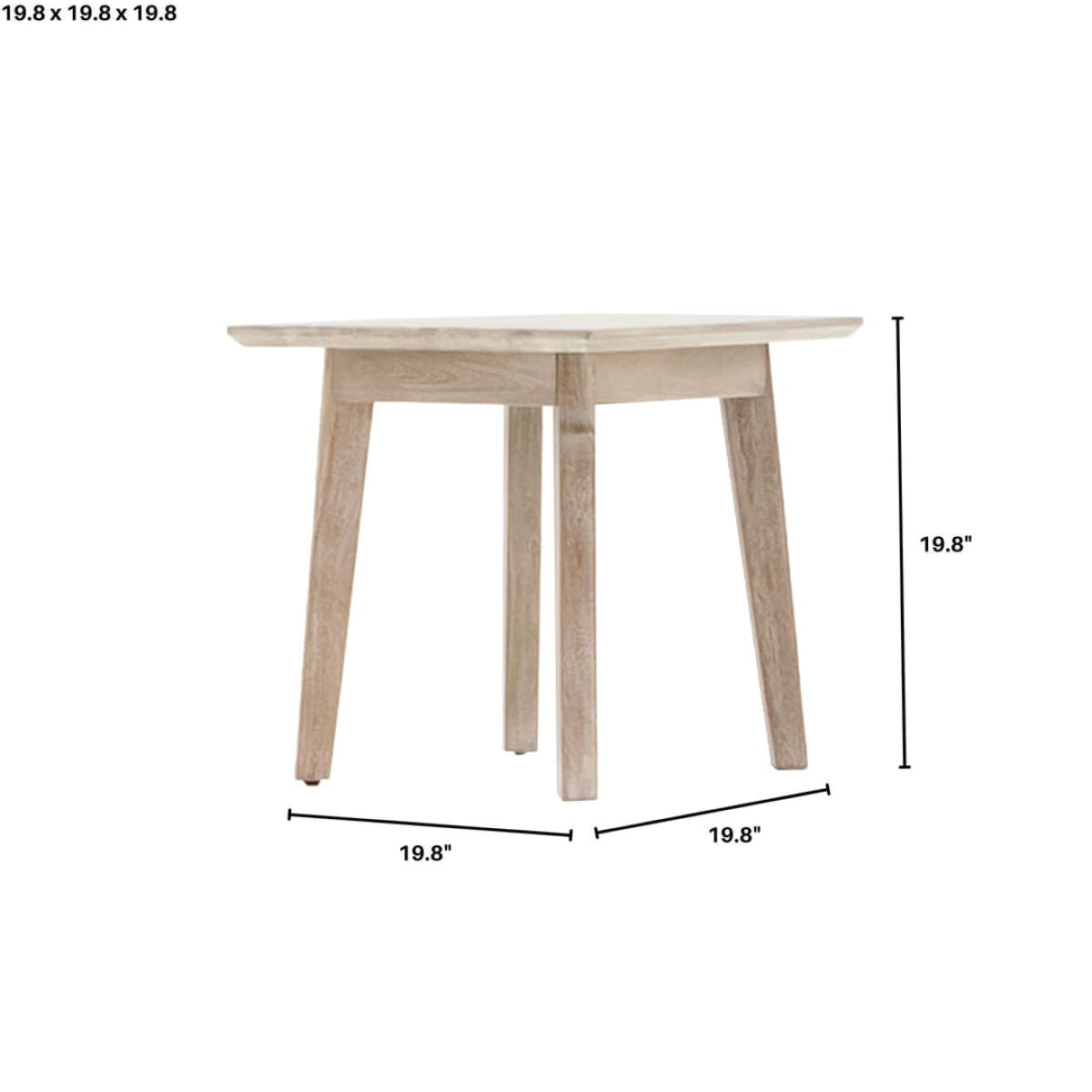 Gia Side Table - Light Driftwood - lh-import-side-tables