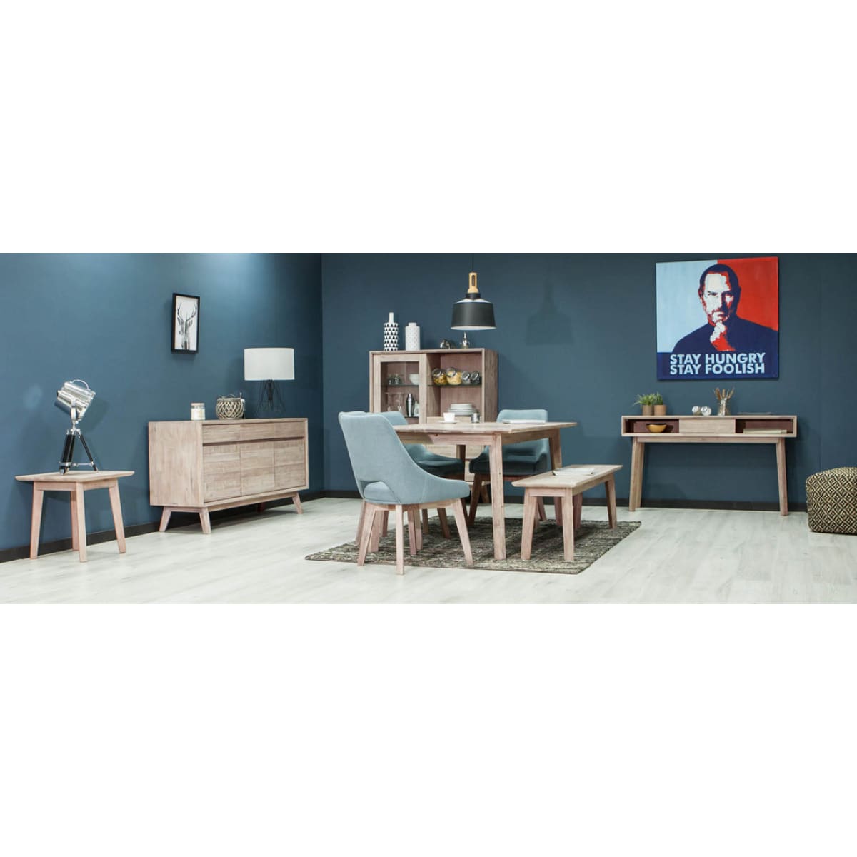 Gia Side Table - Light Driftwood - lh-import-side-tables