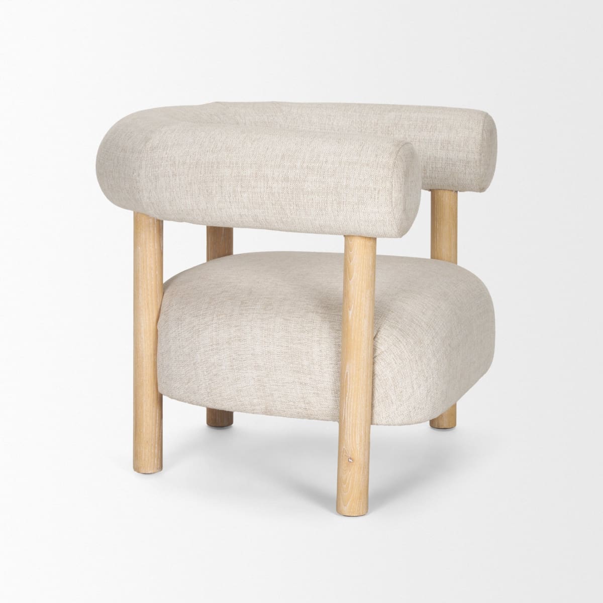 Gianna Upholstered Accent Chair Light Brown | Oatmeal - accent-chairs