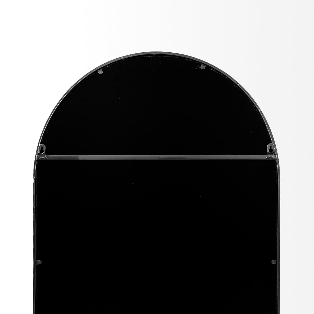 Giovanna Wall Mirror Black Metal | Rounded Arch - wall-mirrors-grouped