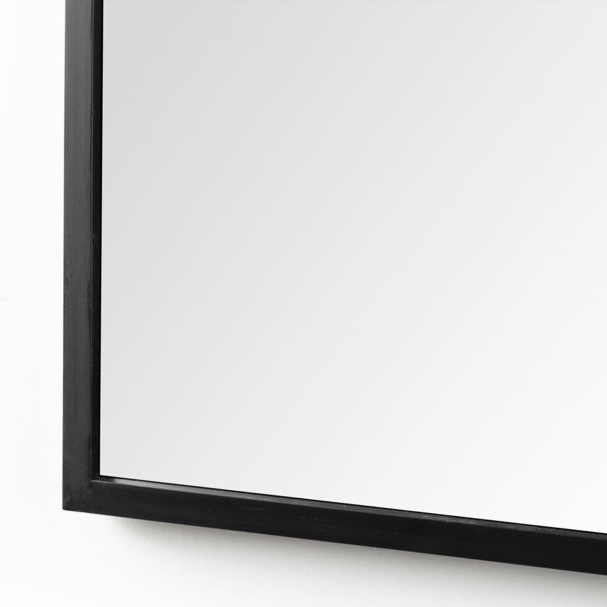 Giovanna Wall Mirror Black Metal | Rounded Arch - wall-mirrors-grouped