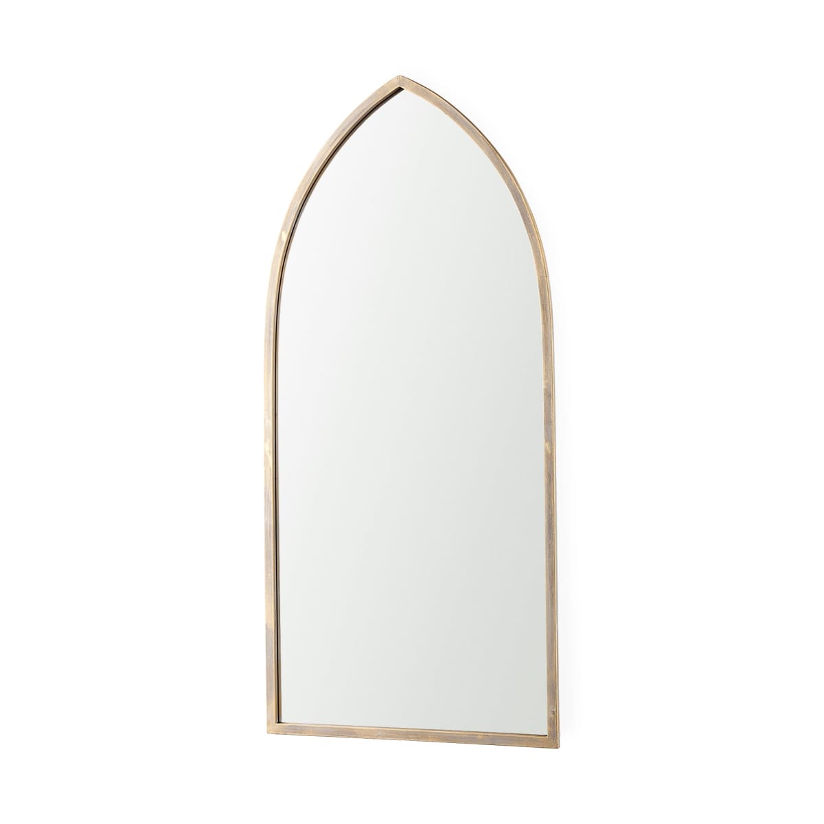 Giovanna Wall Mirror Gold Metal | Pointed Arch - wall-mirrors-grouped