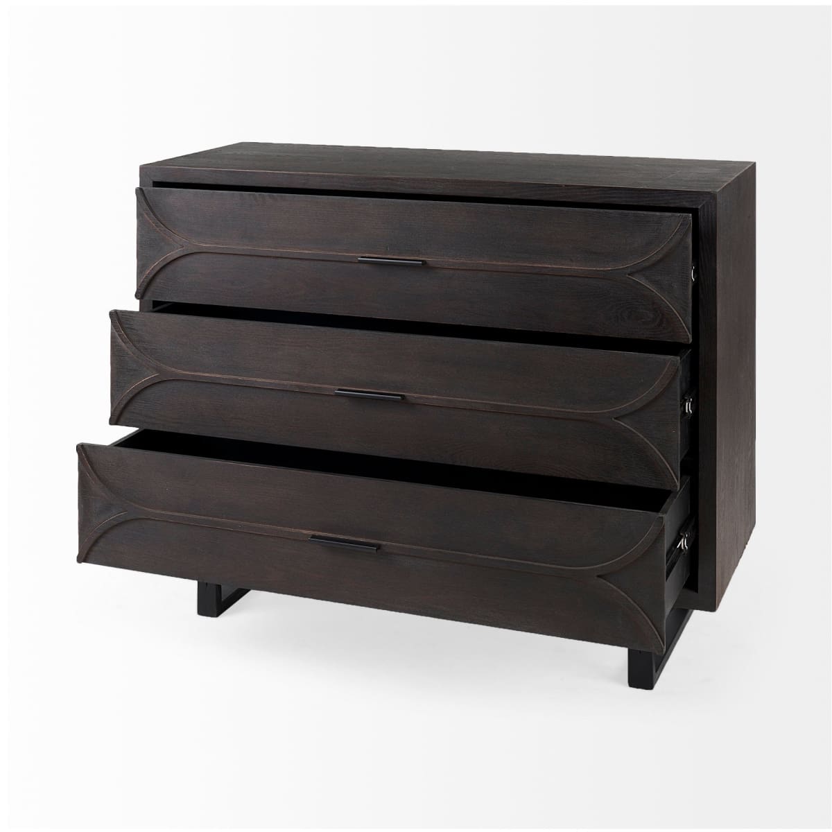 Giselle Accent Cabinet Dark Brown Wood - acc-chest-cabinets