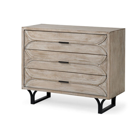 Giselle Accent Cabinet Light Brown Wood - acc-chest-cabinets