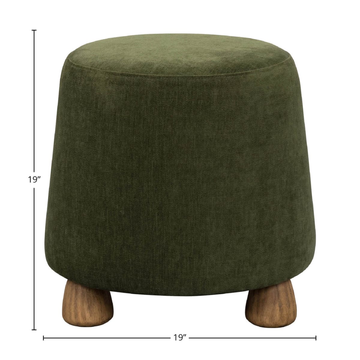 Giselle Ottoman - Olive - lh-import-ottoman