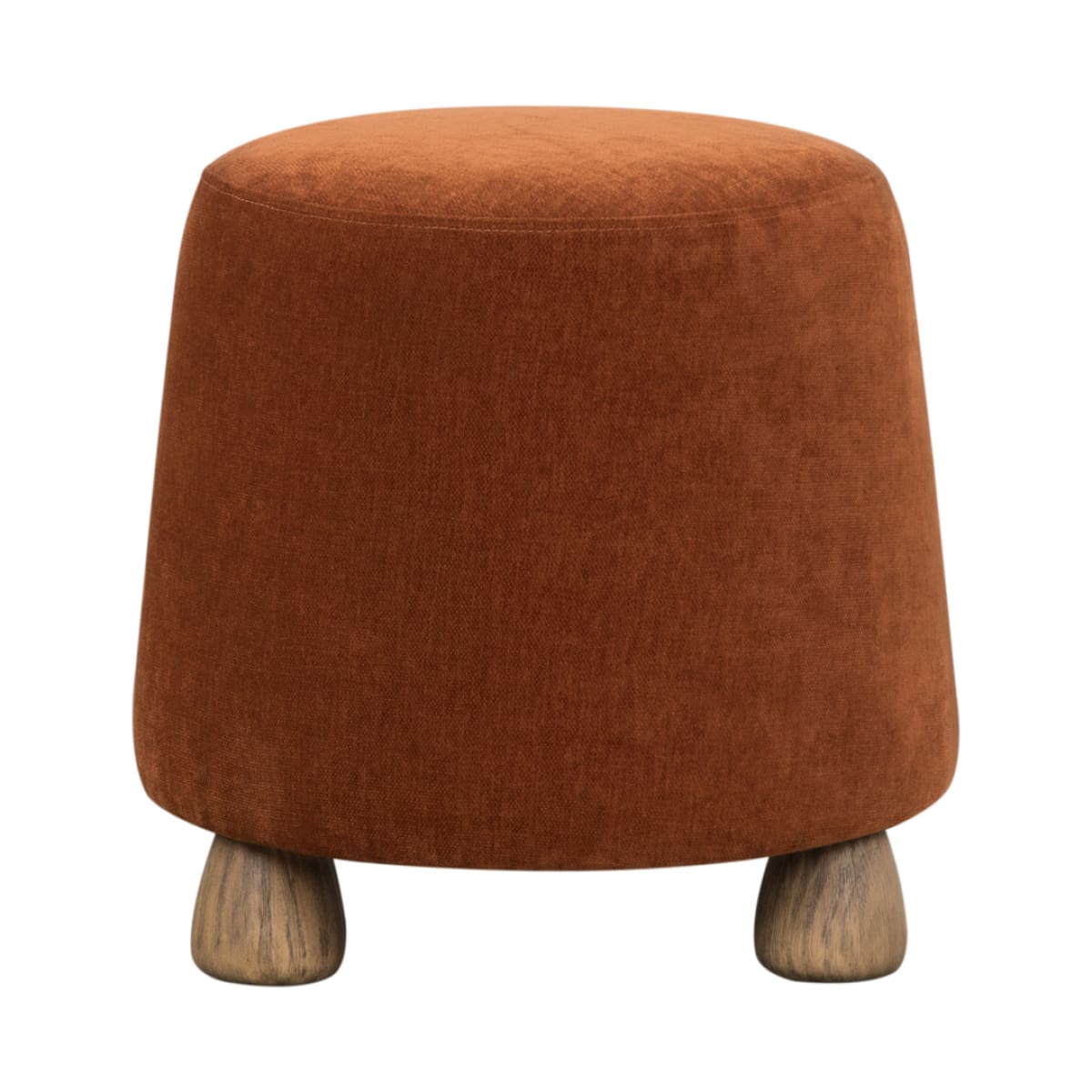 Giselle Ottoman - Terracotta Chenille - lh-import-ottoman