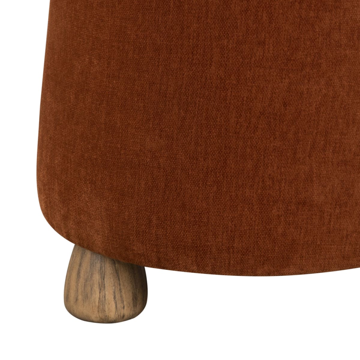 Giselle Ottoman - Terracotta Chenille - lh-import-ottoman