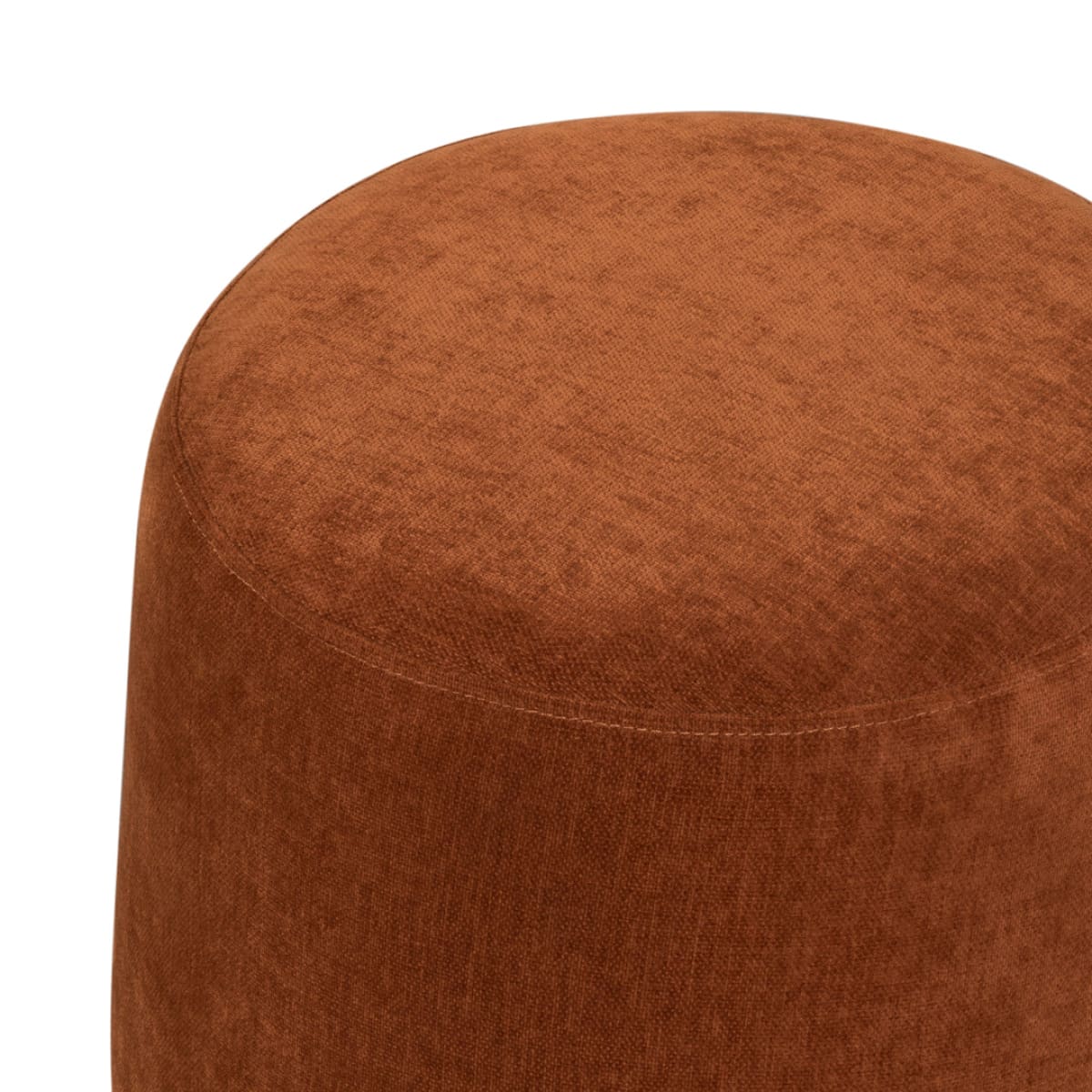 Giselle Ottoman - Terracotta Chenille - lh-import-ottoman