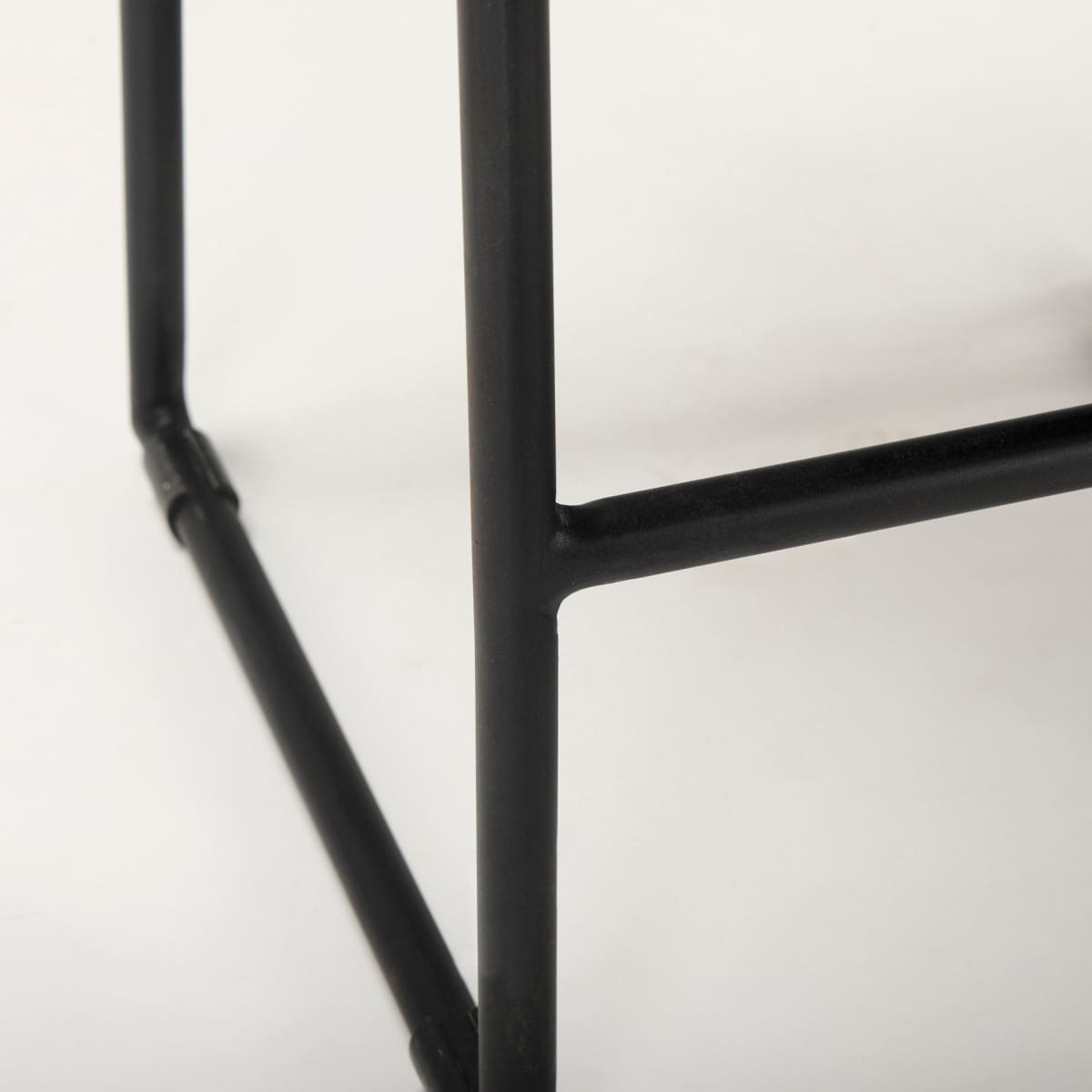 Givens Bar Counter Stool Black Wood | Black Metal | Counter - bar-stools