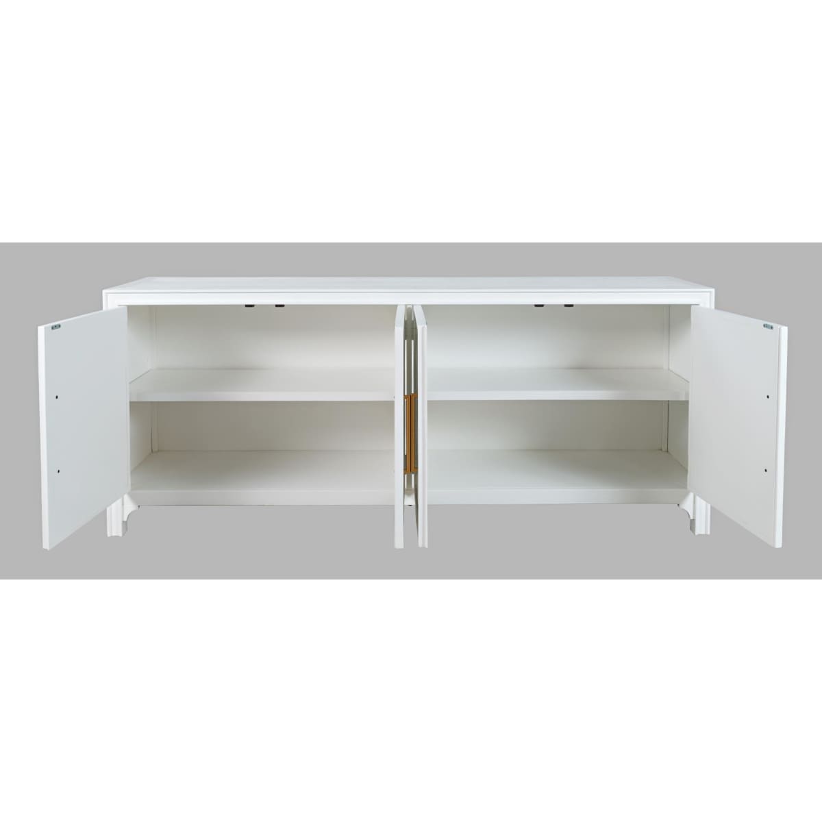 Gramercy 4 Door Accent Cabinet-White - 79X18X32 - accent cabinet