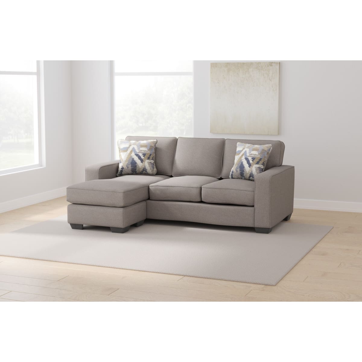 Greave Stone Sofa with Reversible Chaise - Sofa