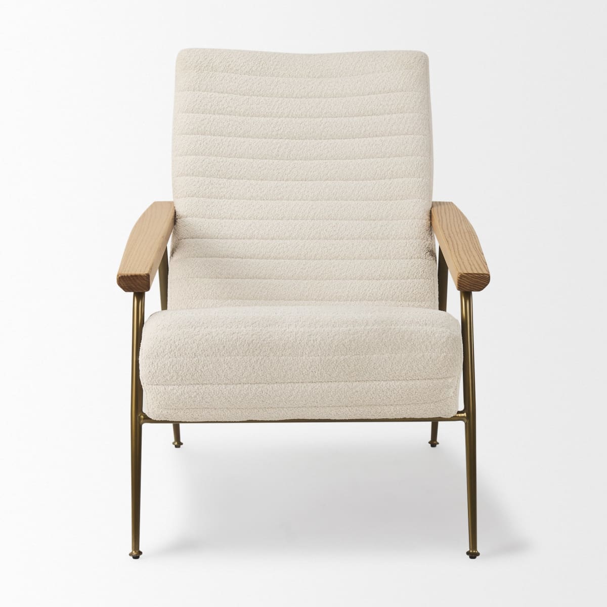 Grosjean Accent Chair Cream Boucle - accent-chairs