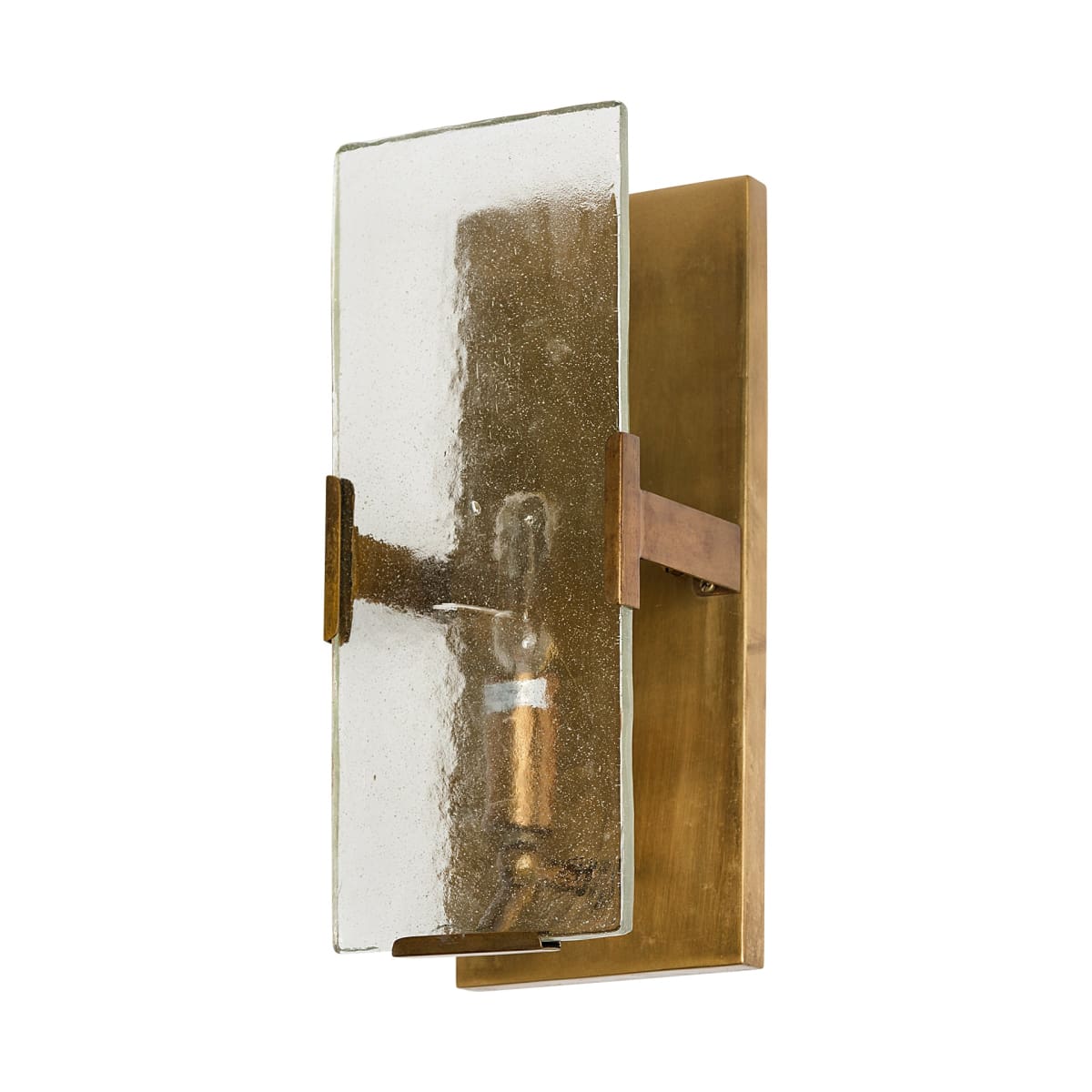 Gruber Wall Sconce Gold Metal | Glass - wall-fixtures