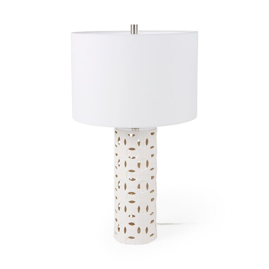 Hadley Table Lamp White Ceramic - table-lamps