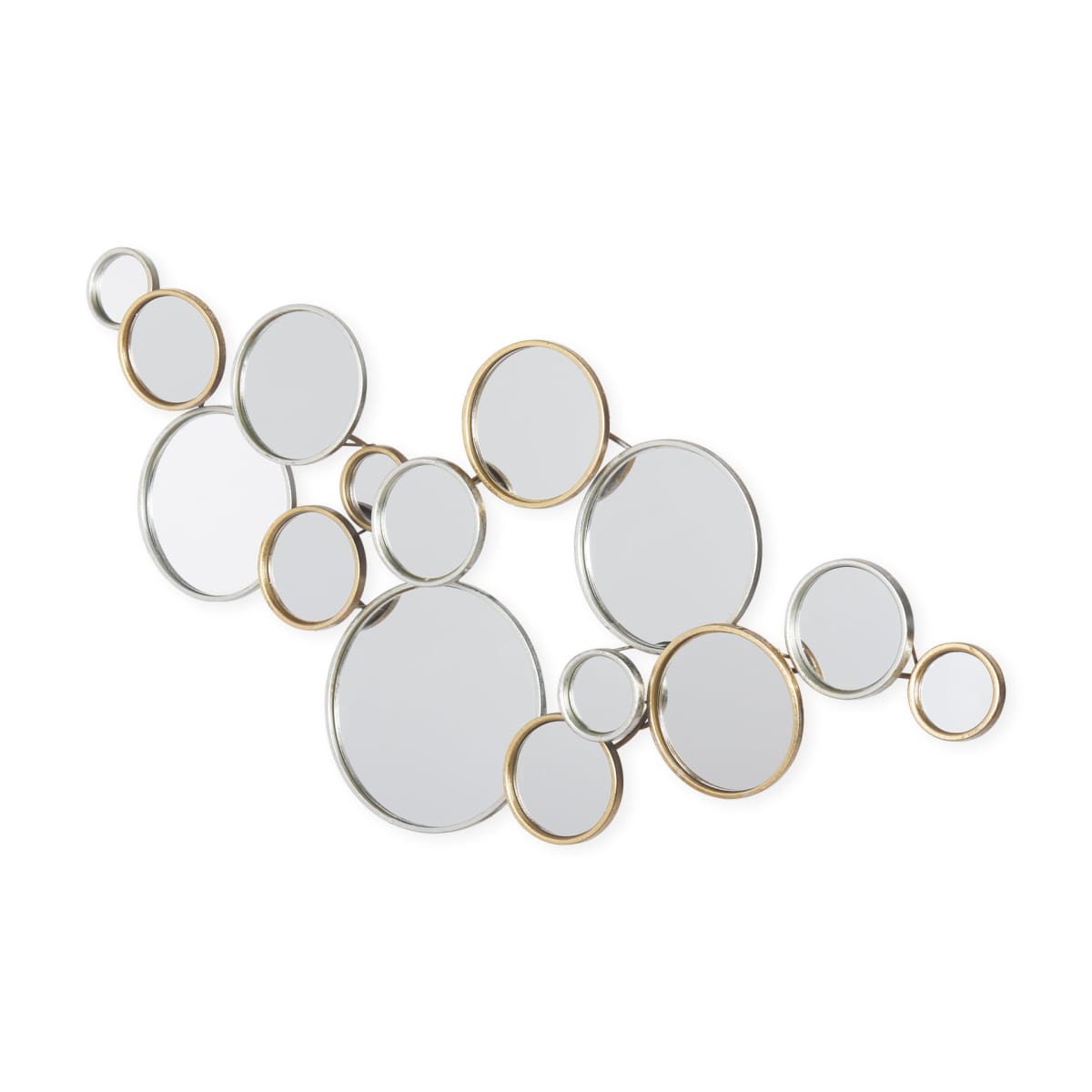 Halenday Wall Mirror Gold Metal - wall-mirrors-grouped