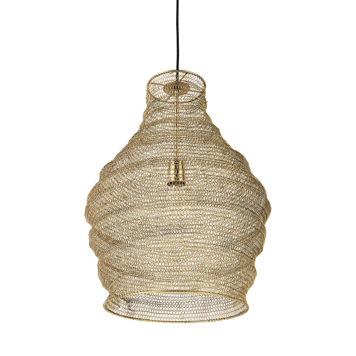 Halyco Pendant Light Gold Mesh Iron - pendant-light