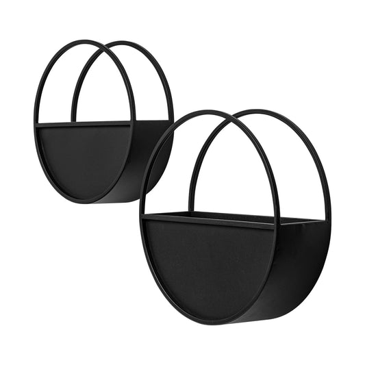 Hank Wall Furniture Black Metal - wall-furniture