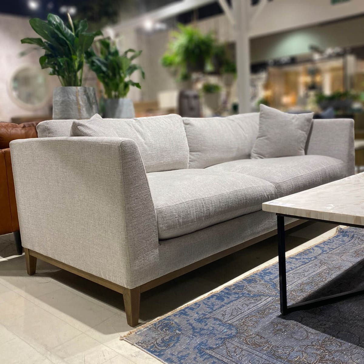 Harmony Sofa - Woven Tweed Neutral - lh-import-sofas