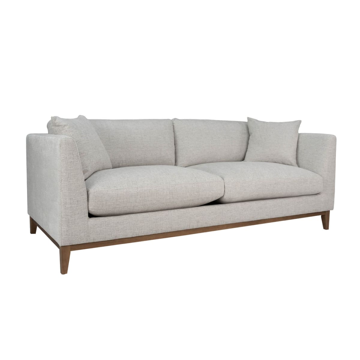 Harmony Sofa - Woven Tweed Neutral - lh-import-sofas