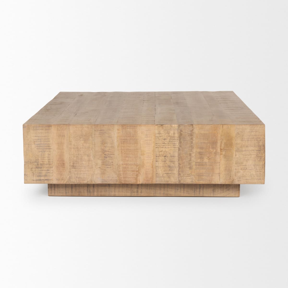 Hayden Coffee Table Light Brown Wood | 48’’ Square - coffee-tables