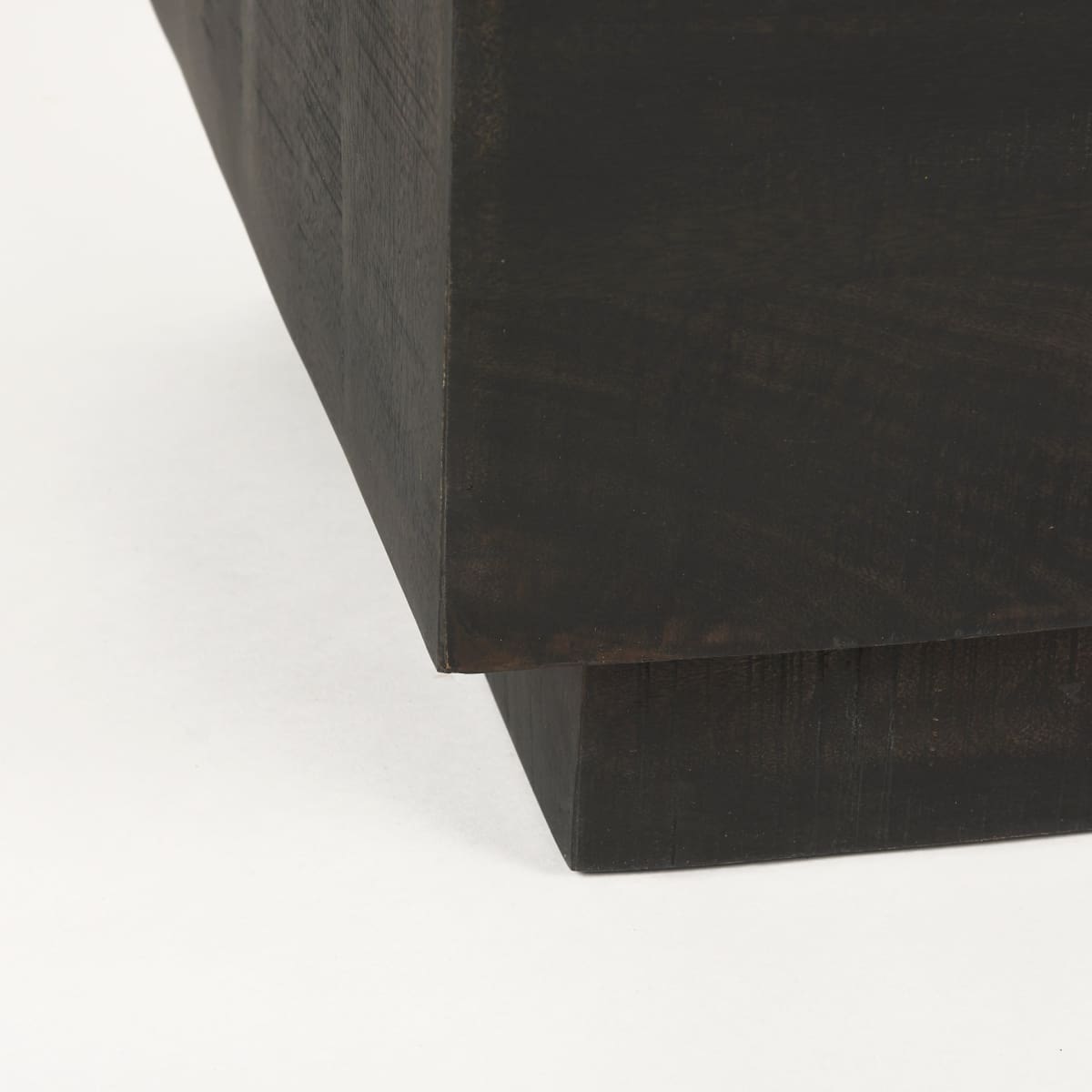 Hayden End Side Table Dark Brown Wood | 11’’ Square - end-and-side-tables