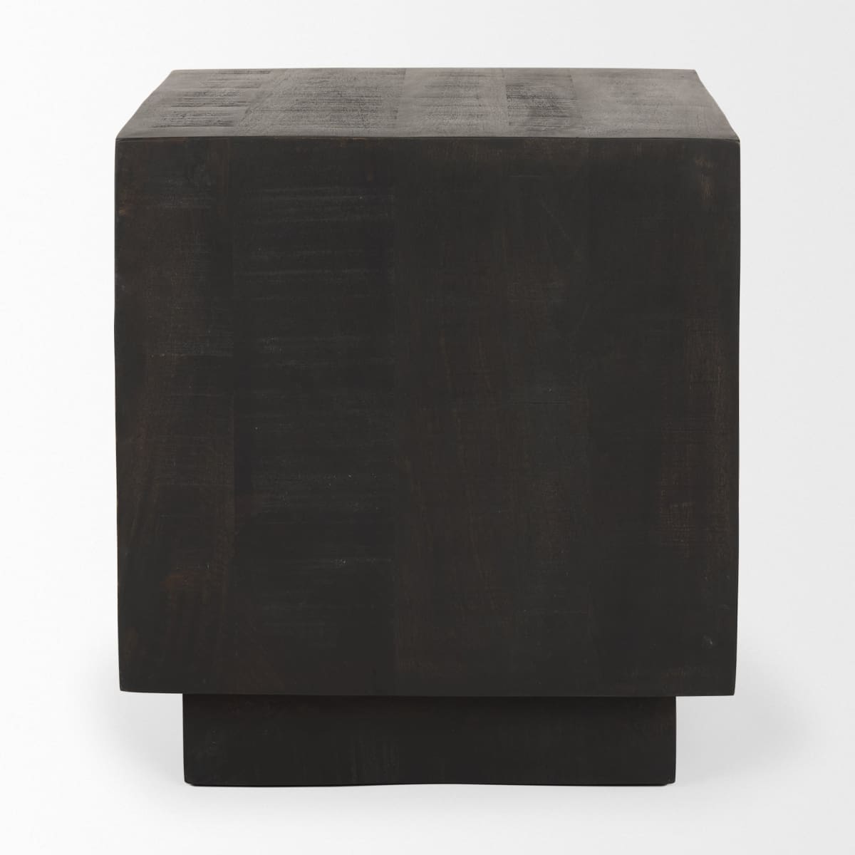 Hayden End Side Table Dark Brown Wood | 11’’ Square - end-and-side-tables