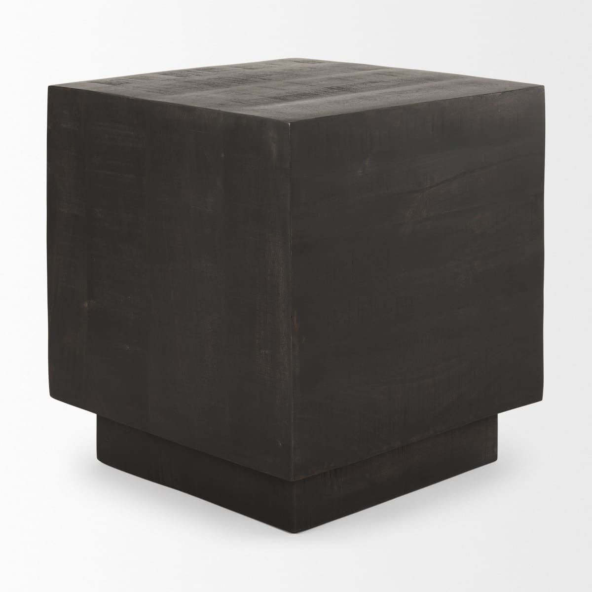 Hayden End Side Table Dark Brown Wood | 11’’ Square - end-and-side-tables