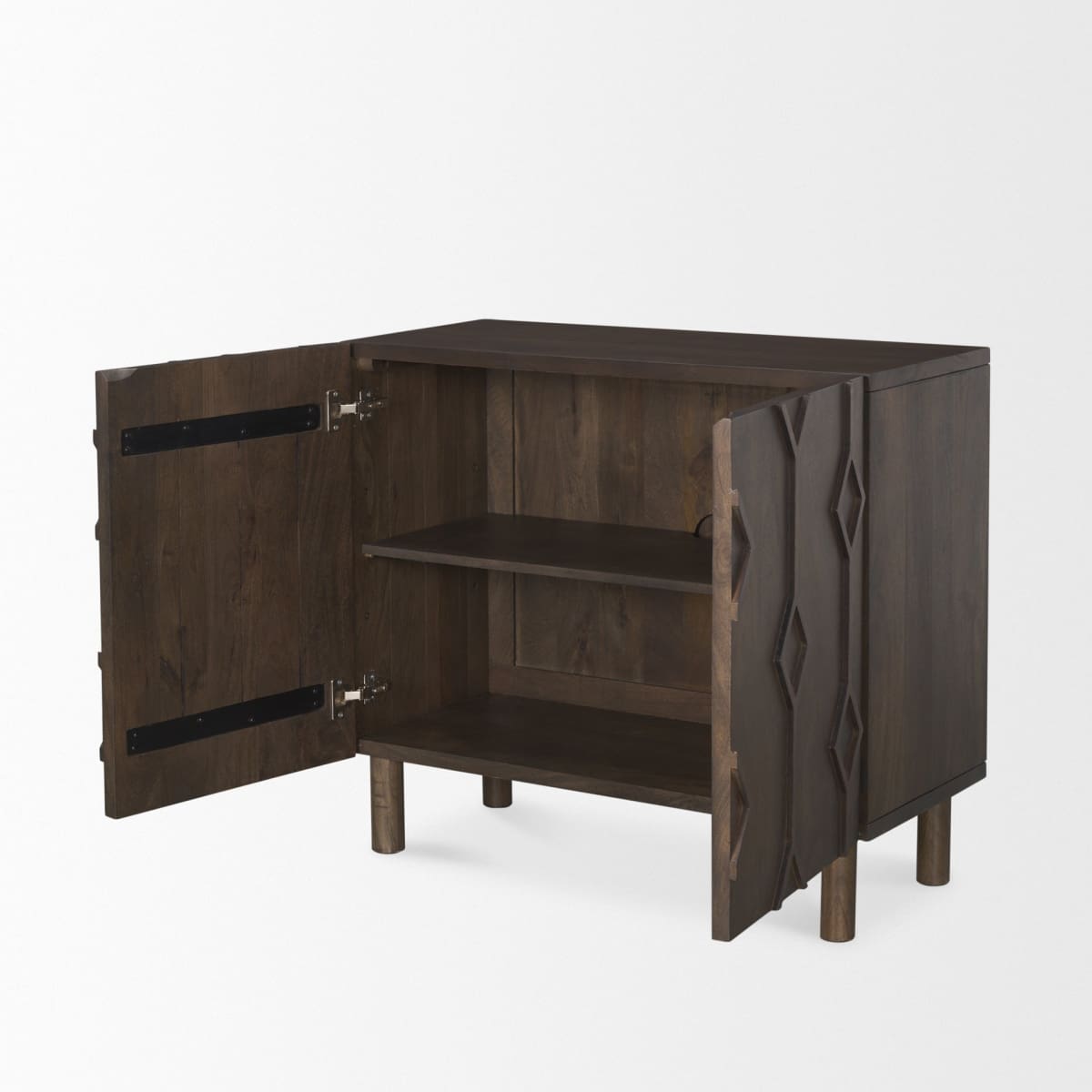 Heera Accent Cabinet Dark Brown - acc-chest-cabinets