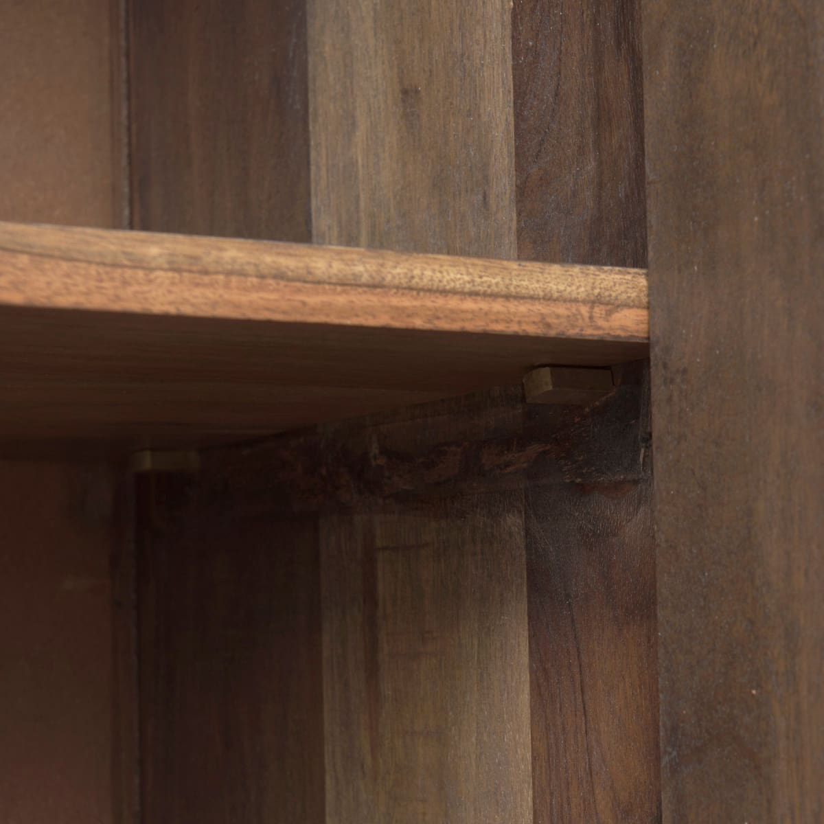 Hemlock Sideboard Brown Wood | Black Resin - sideboards-and-buffets