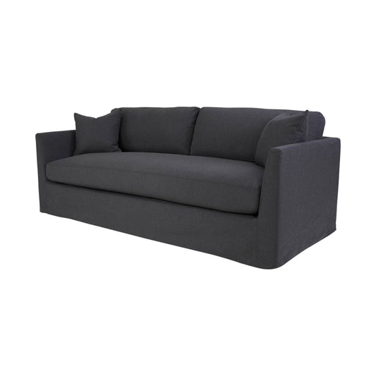 Heston Sofa - Black Fabric - lh-import-sofas